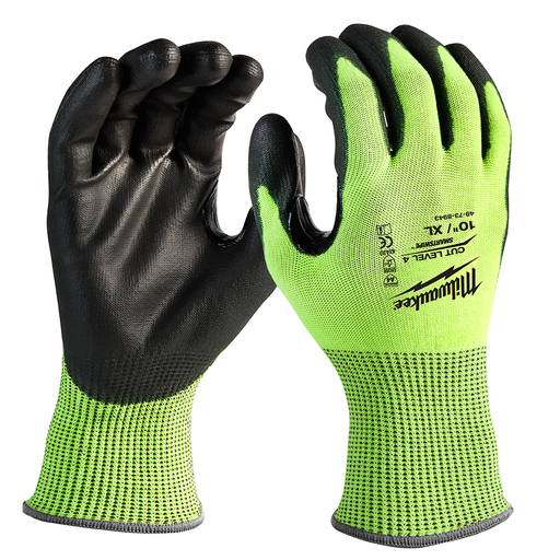 Mayer-DDS-High Visibility Cut Level 4 Polyurethane Dipped - XL-1