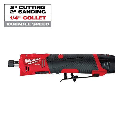 M12 FUELâ„¢ Straight Die Grinder 2 Battery Kit