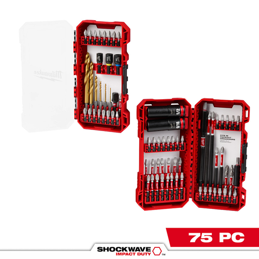 75 PC SHOCKWAVE™ Impact Duty Drill, Drive & Fasten Set