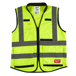 MILW 48-73-5042 HI VIS YELLOW PRFRM SFTY VEST-L/XL