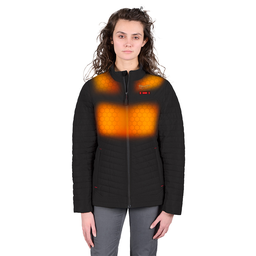 MILW F102B-21S WOMENS HEATED JACKET KIT-BLACK S
