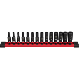 MILW 49-66-7003 14PC MM DP 6 PT IMP SCKT SET