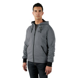MILW 306G-20M HEATED HOODIE GRAY M