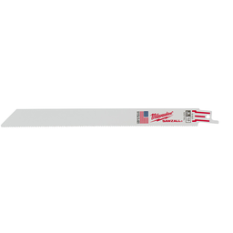 Product image for Milwaukee 48-01-7187 9" x 14-TPI SAWZALL® Bi-Metal Blade, Sch80/Angle Iron (100/Pack)