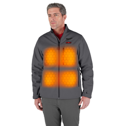 MILW M100G-21L HEATED JACKET KIT - GRAY L