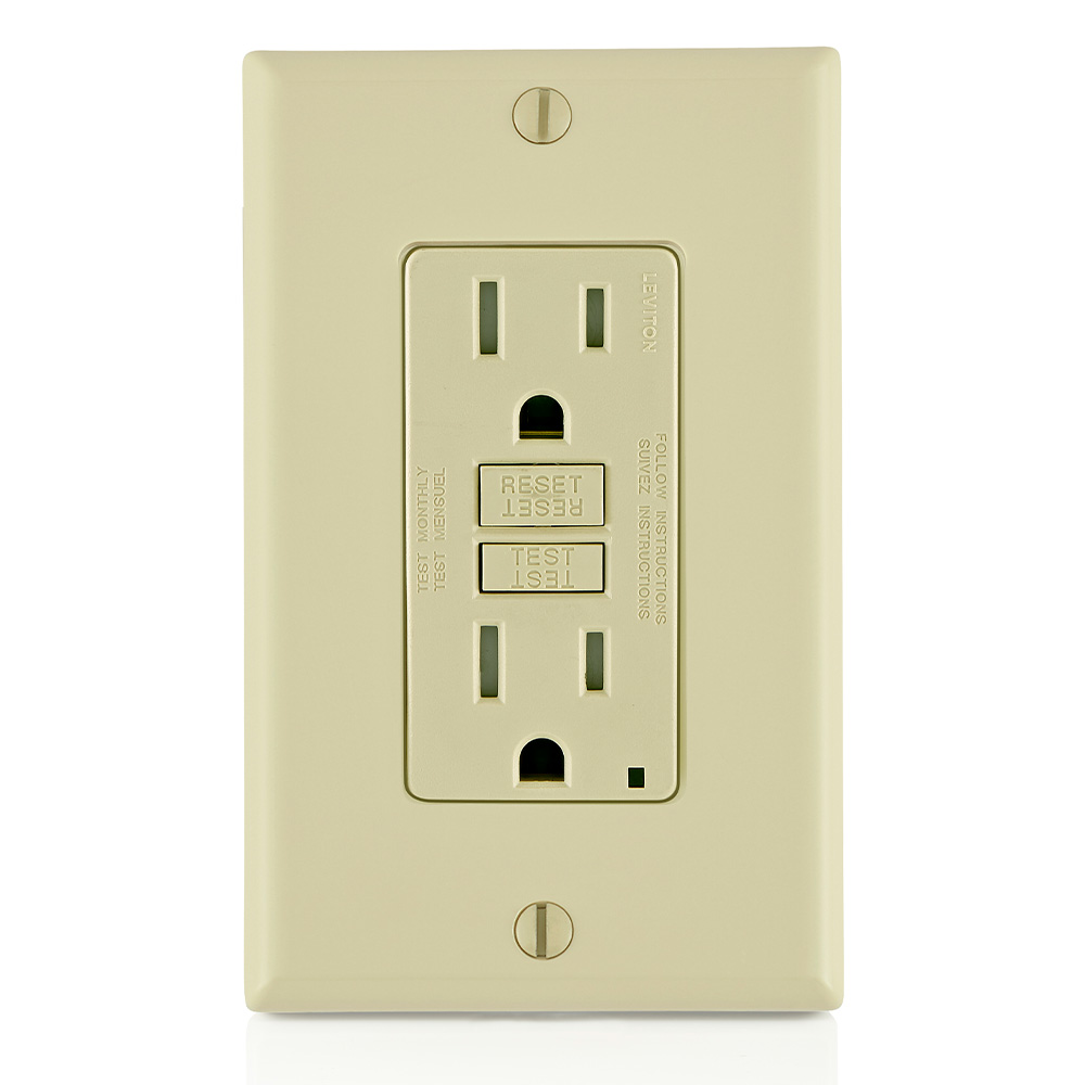 Product image for LEV GFTR1-I IV ST TR GFCI 15A125V