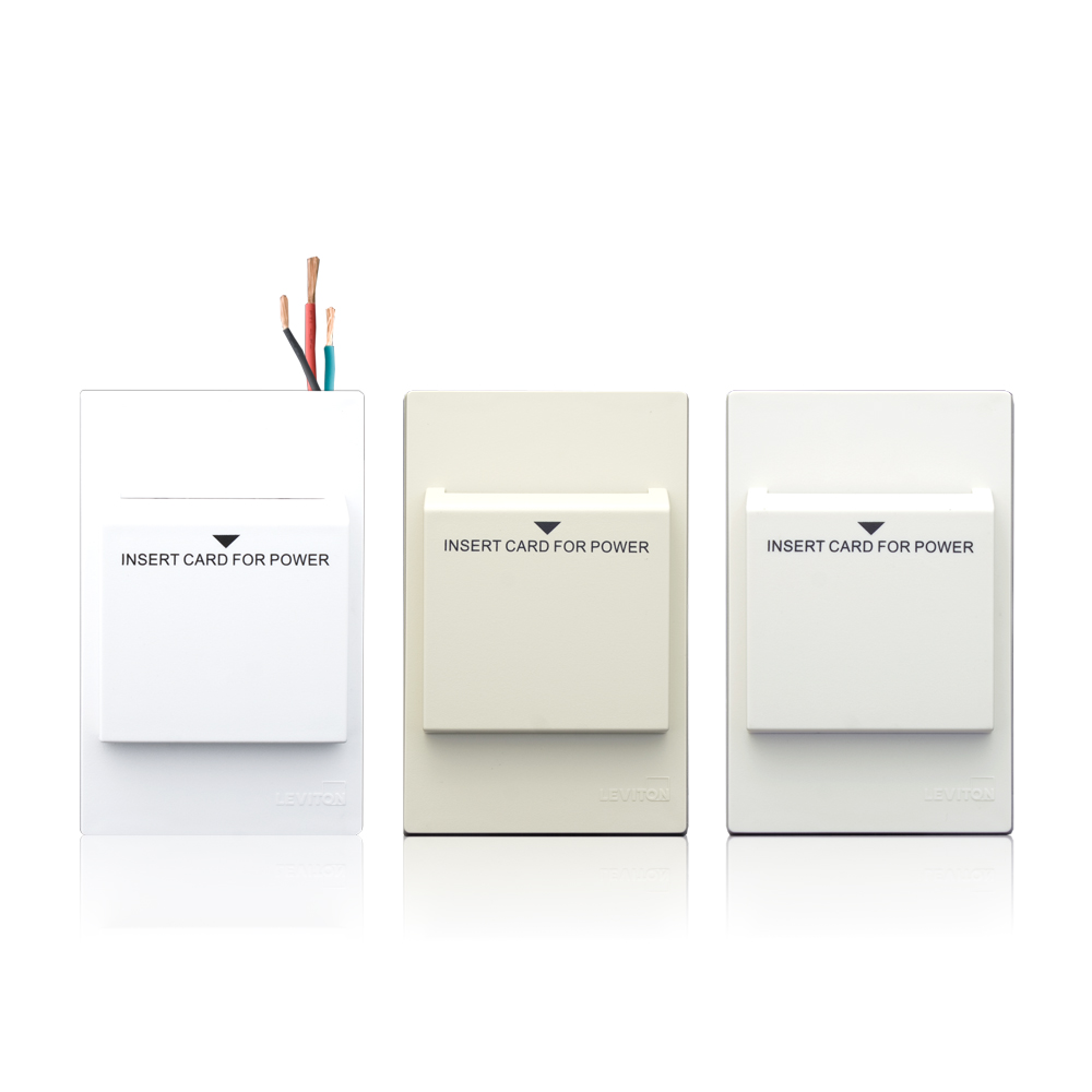 Product image for LEV HKSWP-LX WH/IV/LA CARD KEY WALL