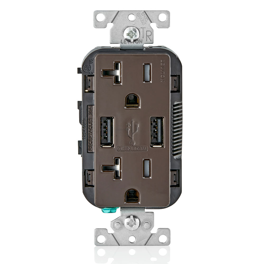 Product image for LEV T5832-B BR COMBI DUP REC/USB CH