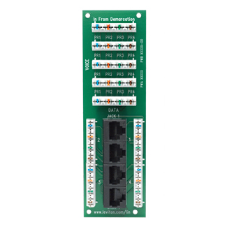 Product image for LEV 47609-4DP 1 X 4 COMBO PHONE/DAT