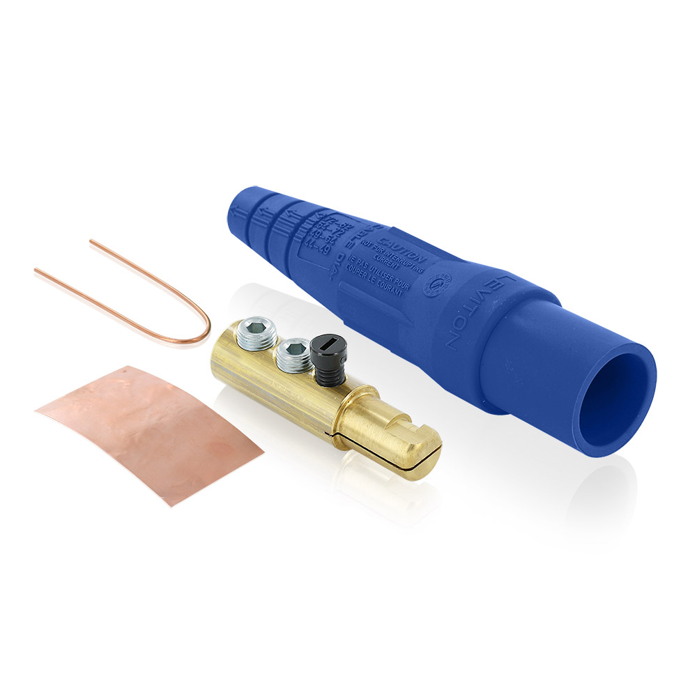 Product image for LEV 16D44-UB BU MALE DETACH PLUG TA