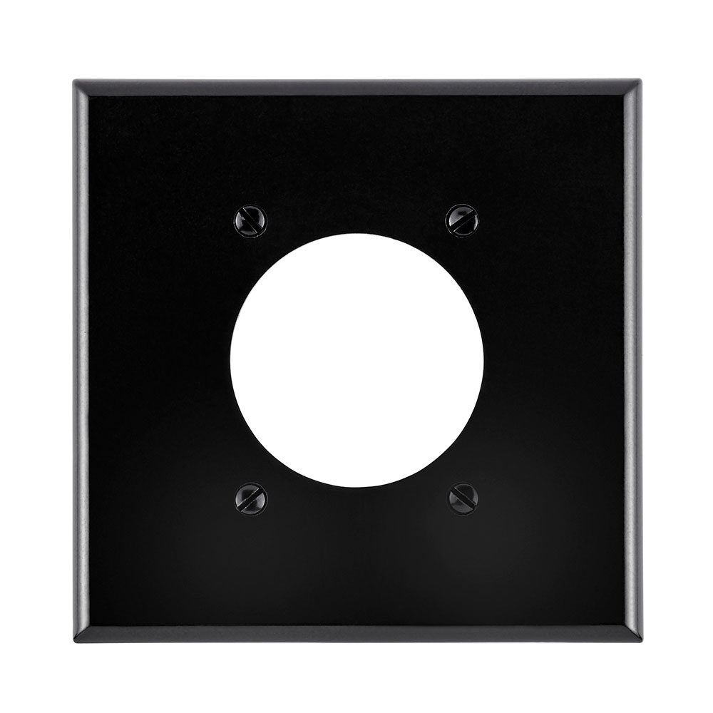 Product image for LEV 80526-BLK EB WP 2G POWER OUTLET