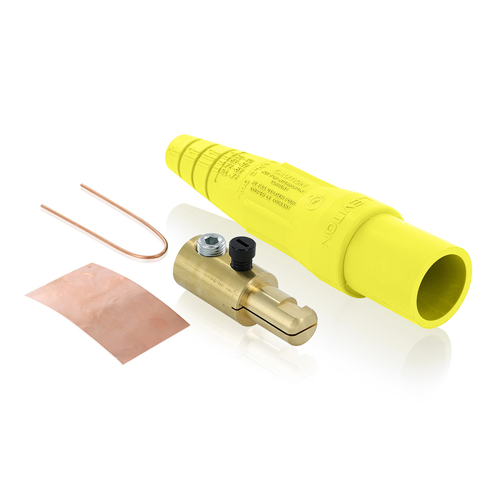 Product image for LEV 16D23-UY YL MALE DETACH PLG TAP
