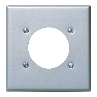 Product image for LEV 84026 2G SS WALLPLATE 430 POWER