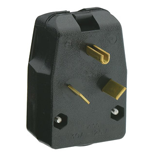 Product image for LEV 830-E Angle travel trailer plug