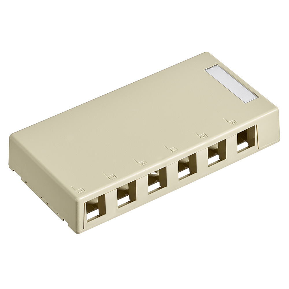 Product image for LEV 41089-6IP SURFACE MOUNT BOX 6-P