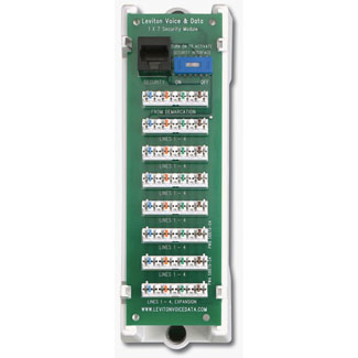 Product image for LEV 47609-TSV 1x7 TEL SECURITY MODU