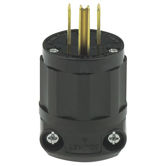 Product image for LEV 5266-CB EB PLUG 2PO 3WI 5-15P R