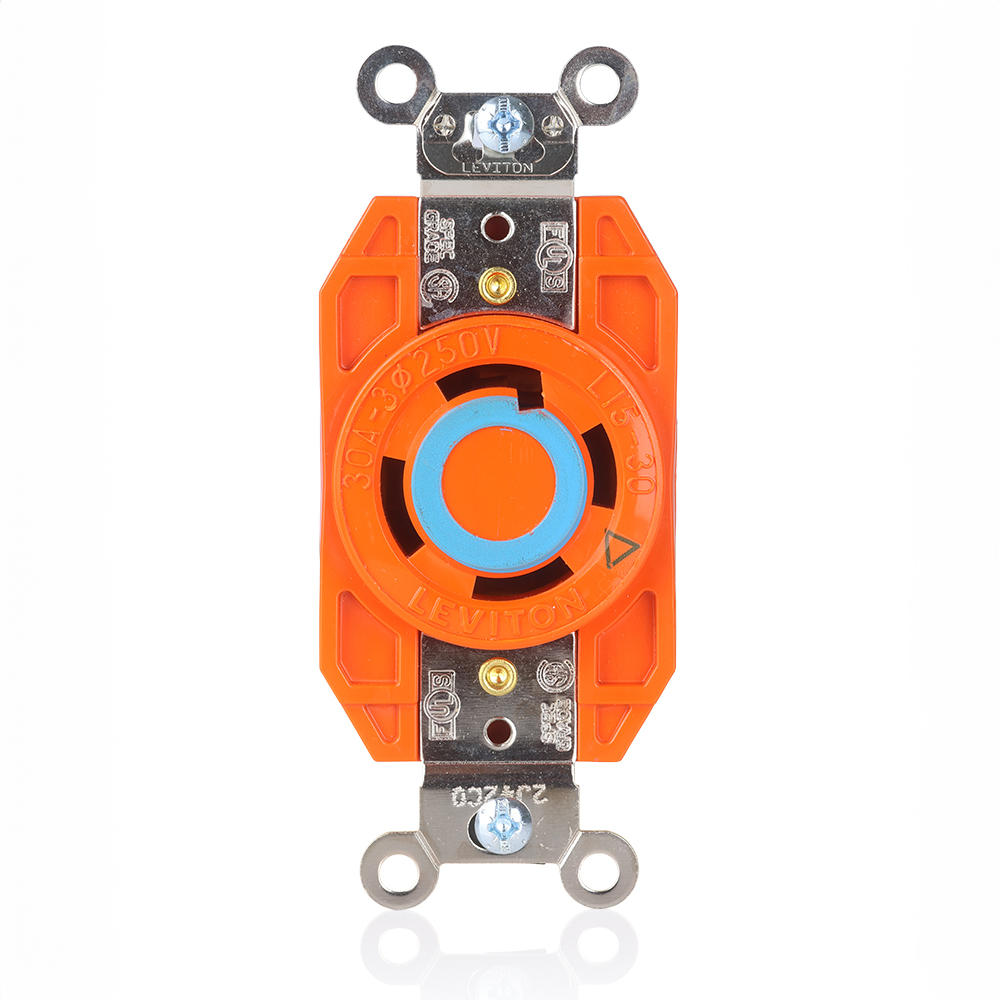 Product image for LEV 2720-IG OR REC LOCK 3PO 4WI 3PH