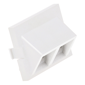 Product image for LEV 41294-2QW MOS 2PORT 1.5U ANG WH