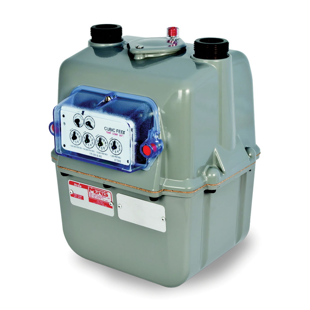 Product image for LEV GMP10-251 GAS METER 250CFH W/CO