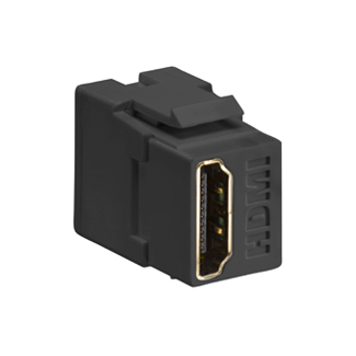 Product image for LEV 40834-E COUPLER HDMI BLACK