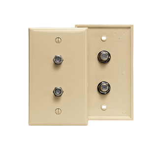 Product image for LEV 80782-T SG WALLPLATE W/ TWO F-C