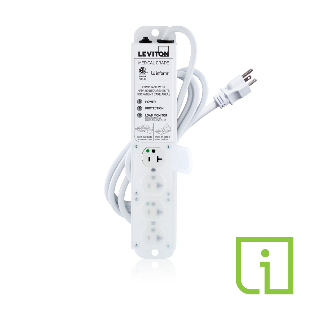 Product image for LEV 53C4M-2S7 4-OUTLET 20A CM SURGE