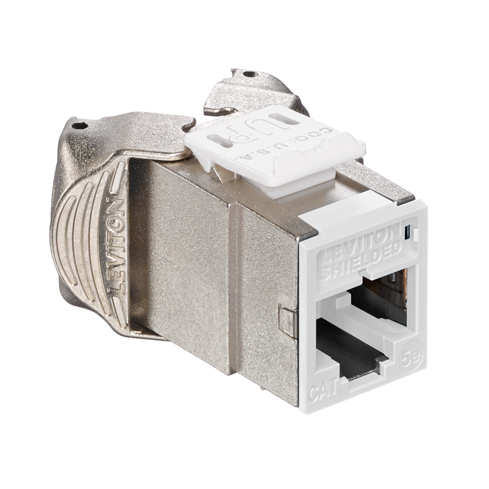 Product image for LEV 5ESJK-RW5 ATLAS JACK, CAT 5E SH
