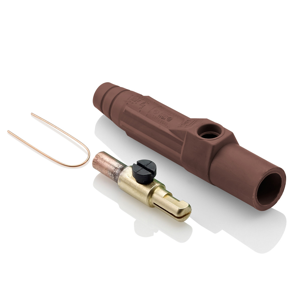 Product image for LEV 15D23-UH BR MALE DET PLUG TAP N