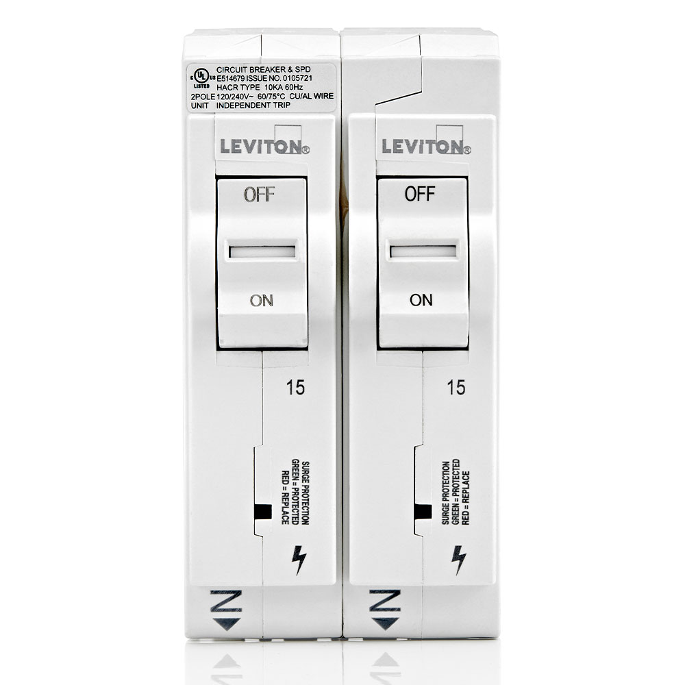 Product image for LEV LSPD1 PLUG-ON SURGE PROTECTION