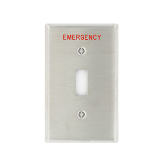 Product image for LEV 84001-E40 1 GANG 302 SS EMERGEN