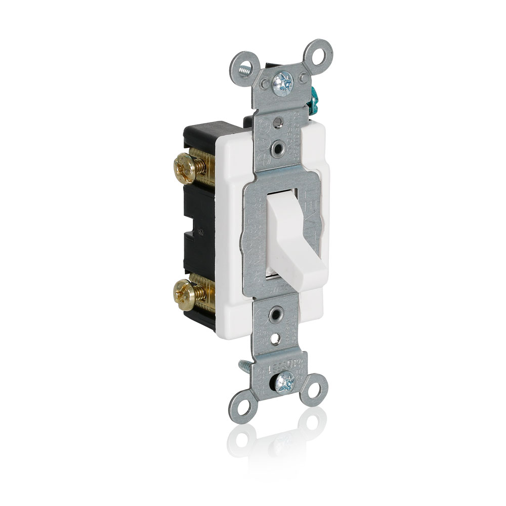 Product image for LEV 1080-W WH SW SPST TGL MOMENTARY