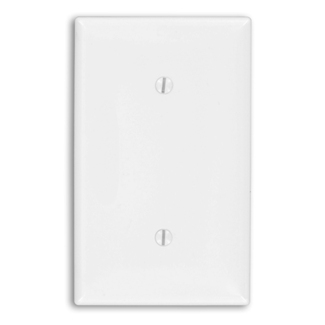 Product image for LEV 80719-W WH WP 1G BLANK STRAP MN