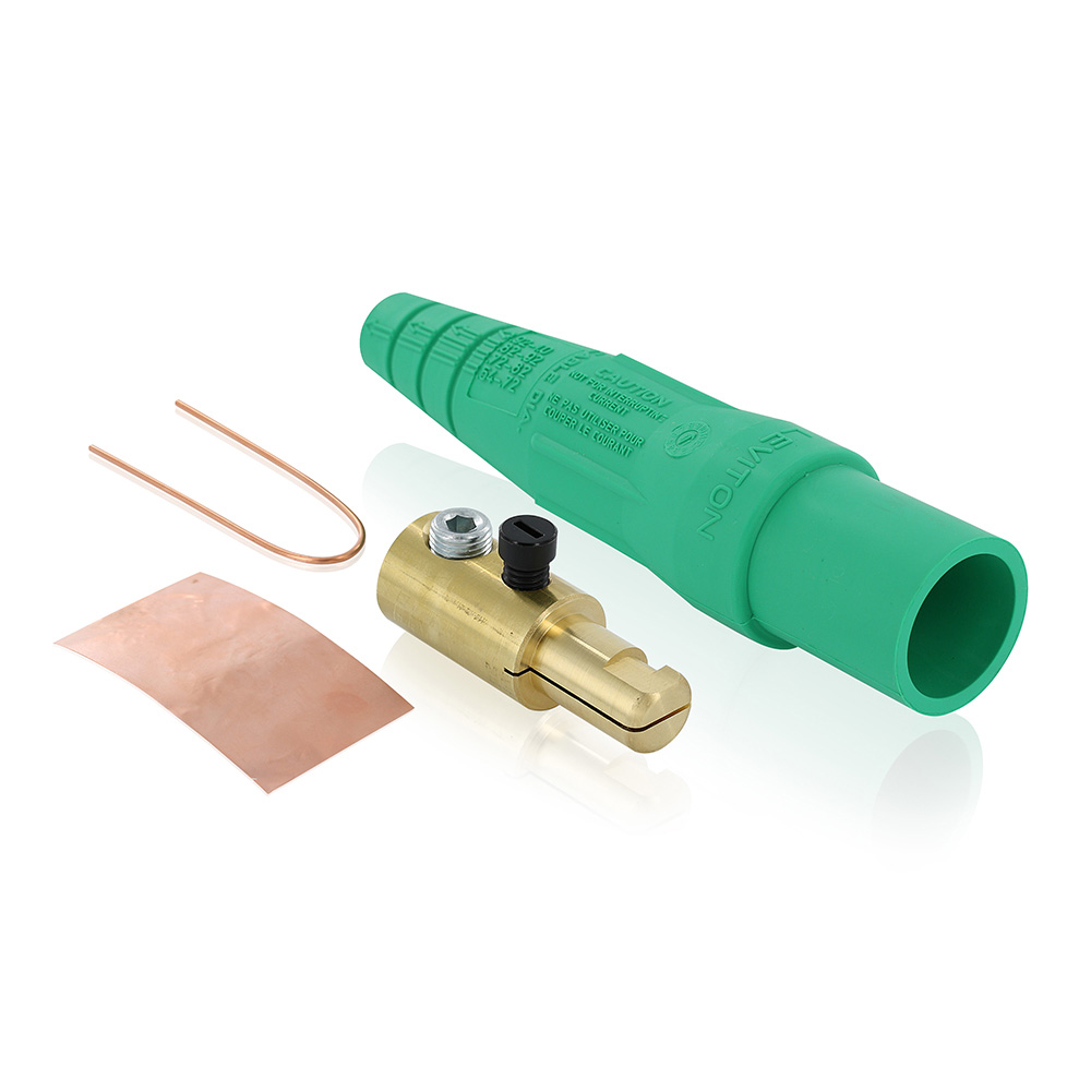 Product image for LEV 16D23-UG GN MALE DETACH PLG TAP
