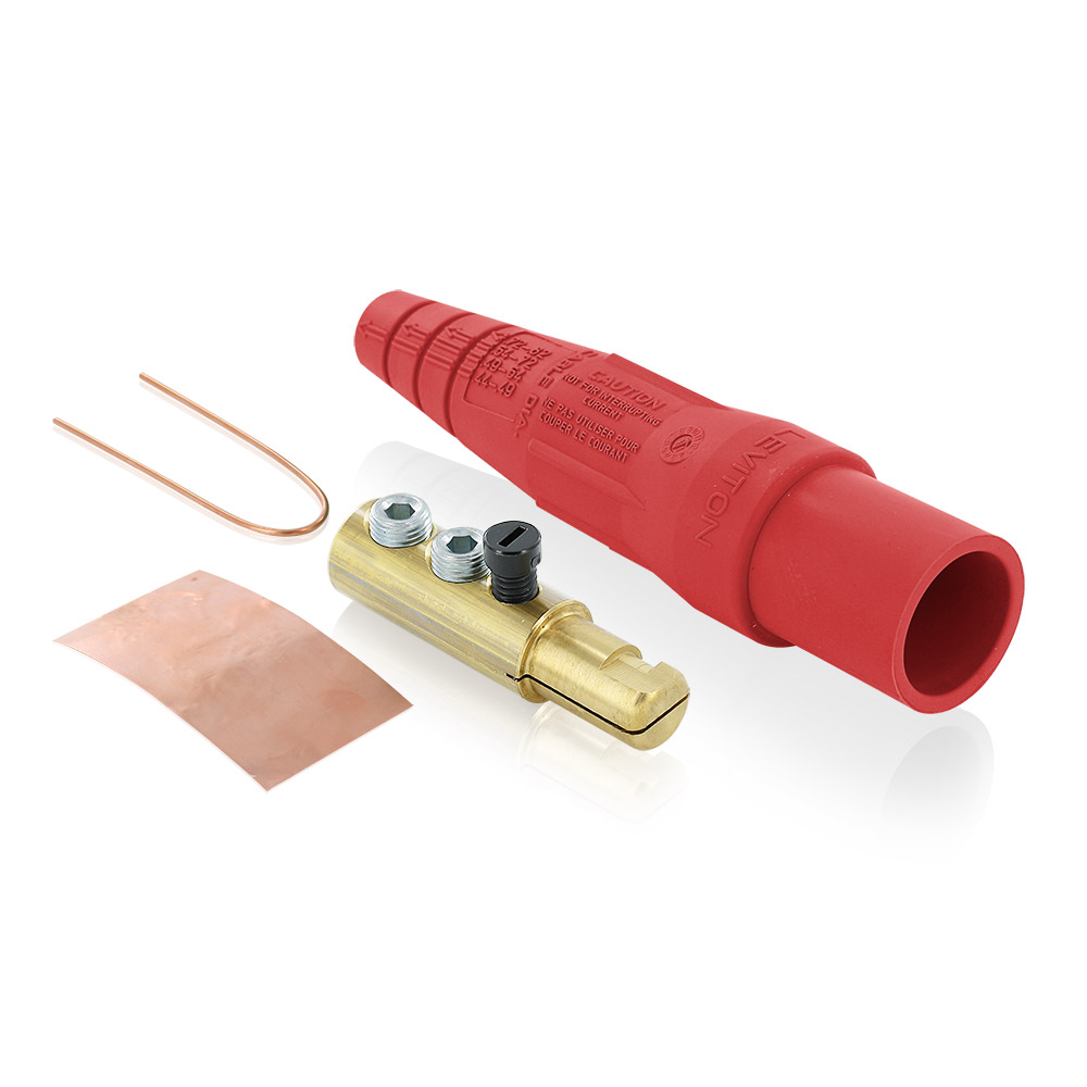 Product image for LEV 16D44-UR RD MALE DETACH PLUG TA