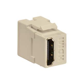 Product image for LEV 40834-I COUPLER HDMI IVORY