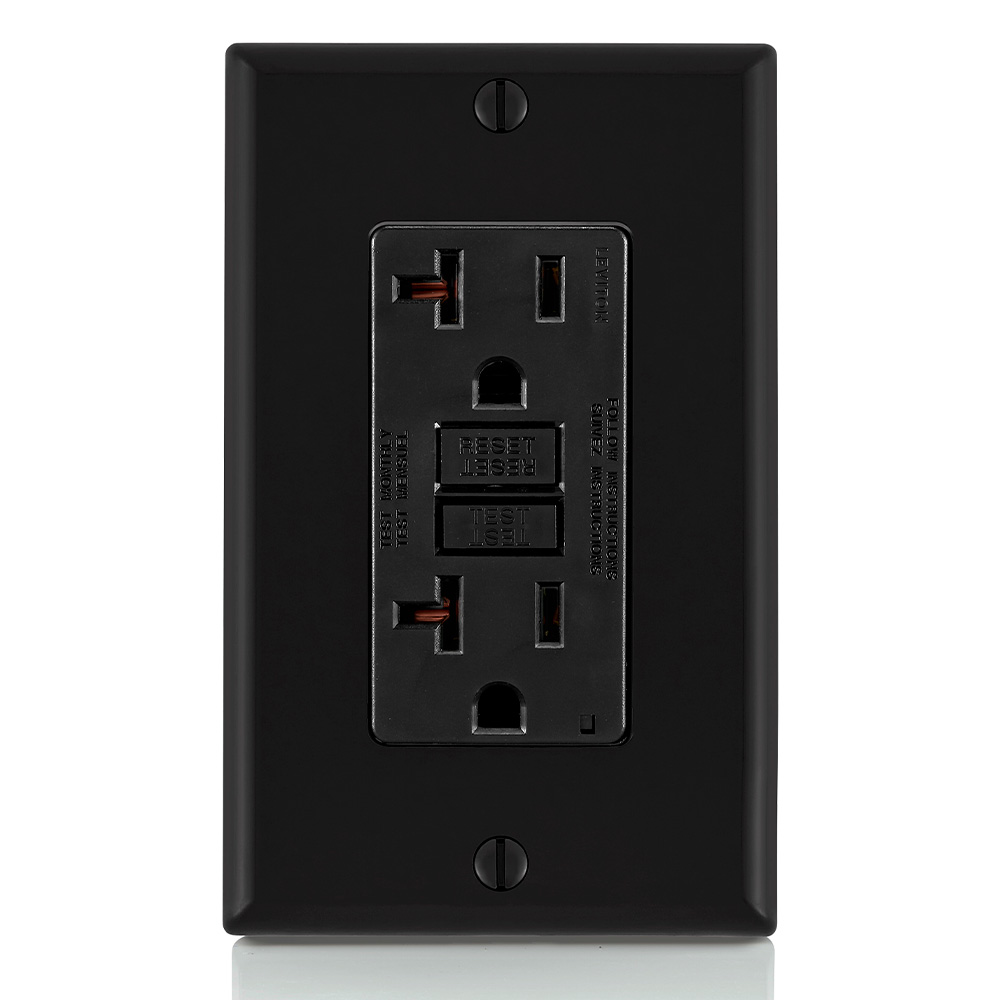 Product image for LEV GFTR2-E EB ST TR GFCI 20A125V