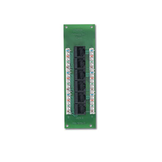 Product image for Leviton 47603-C5 1.75 x 0.685 x 5.75 Inch Category 5E 110 IDC Voice and Data Expansion Board