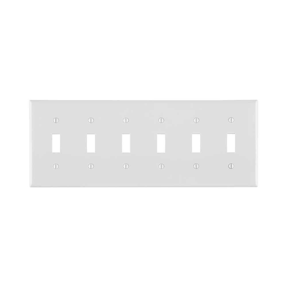 Product image for LEV 80736-W WH WP 6G TGL STD SIZE D