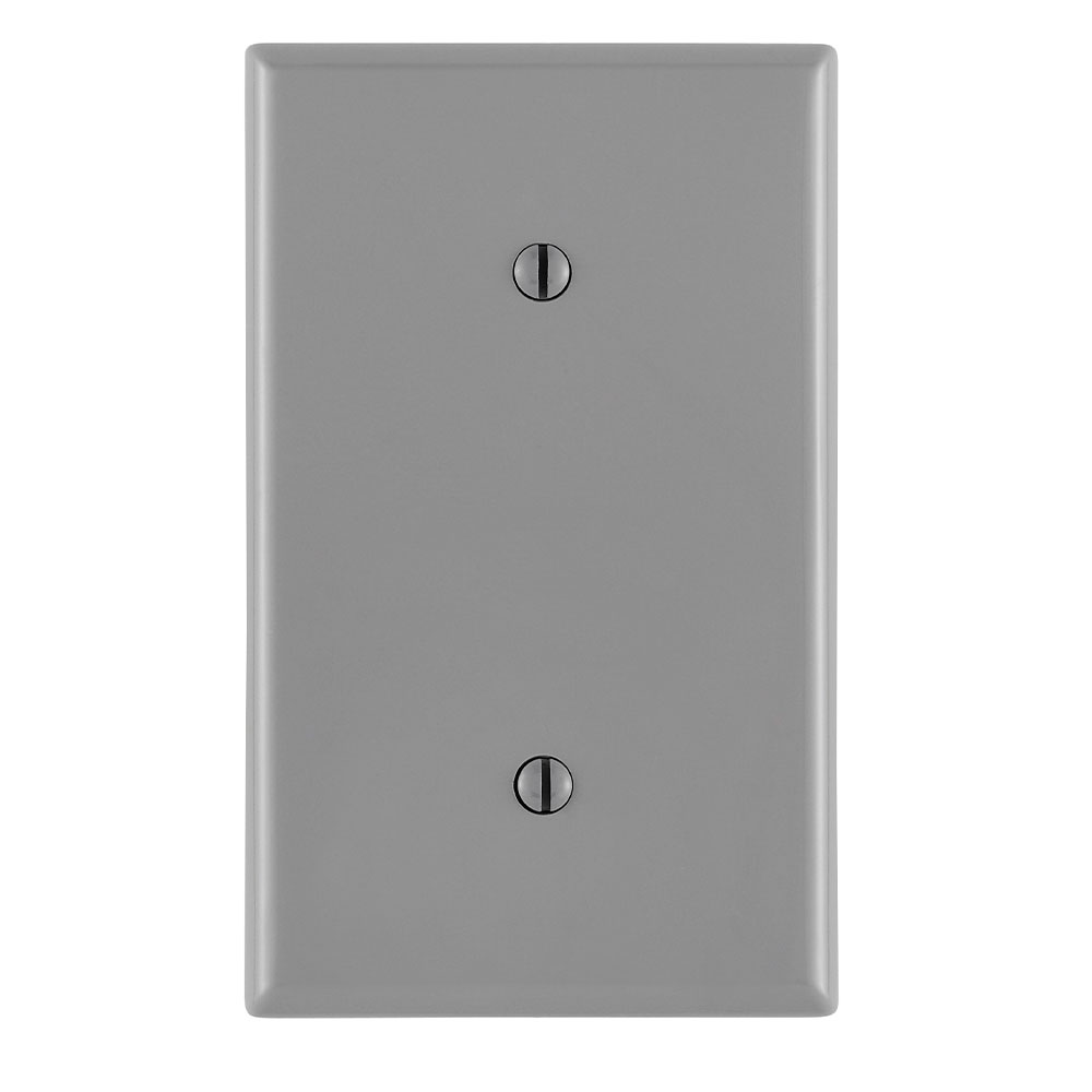 Product image for LEV 80719-GY GY WP 1G BLANK STRAP M