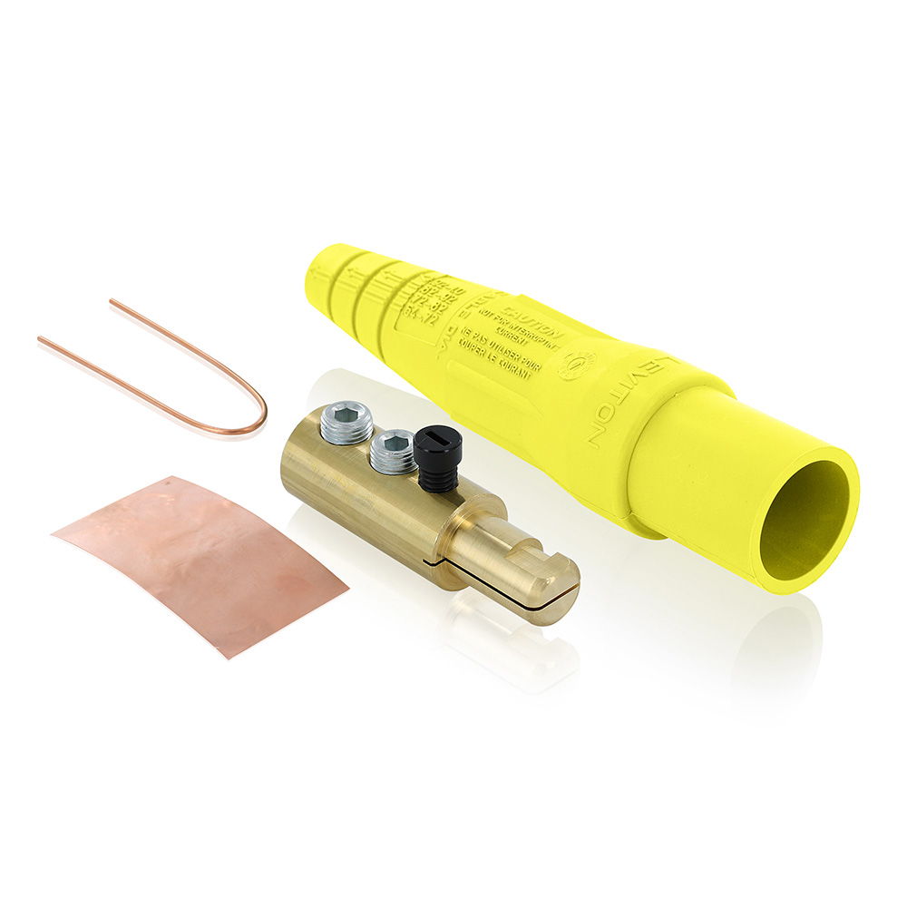 Product image for LEV 16D24-UY YL MALE DETACH PLG TAP