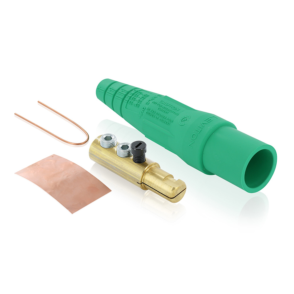 Product image for LEV 16D22-UG GN MALE DETACH PLUG TA