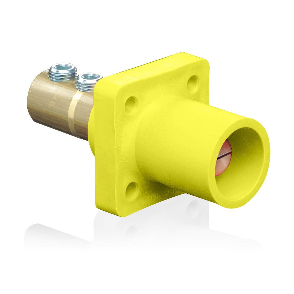 Product image for LEV 16R21-UY YL MALE PANEL REC TAPE