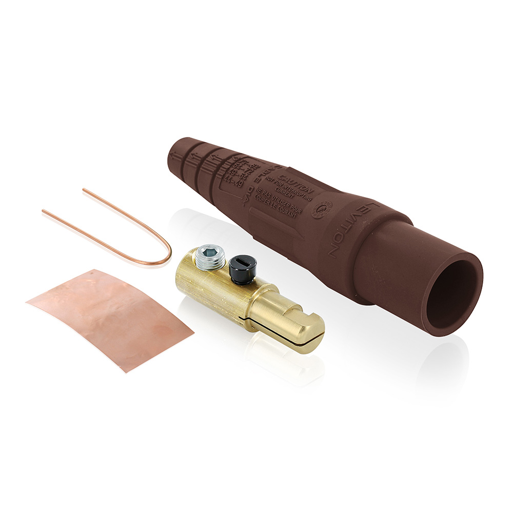 Product image for LEV 16D21-UH BR MALE DETACH PLUG TA