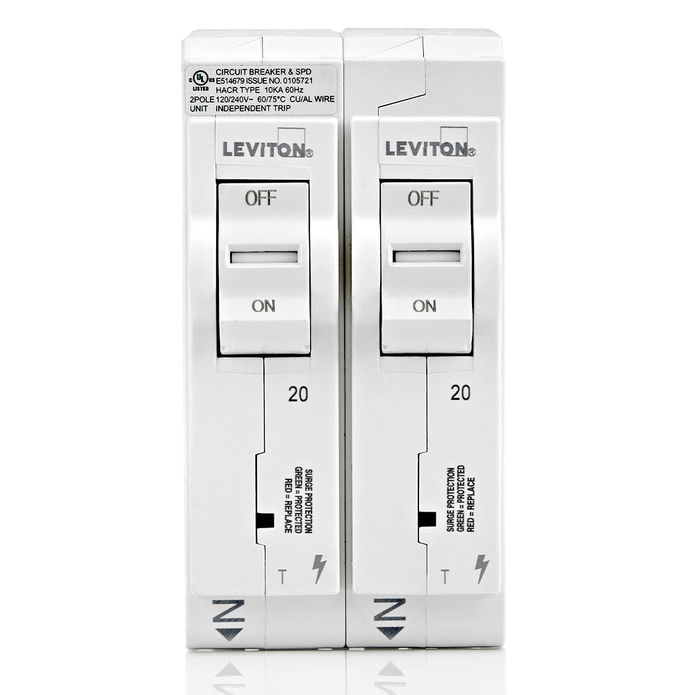 LEV LSPD2-T PLUG-ON SURGE PROTECTIO Product image for LEV LSPD2-T PLUG-ON SURGE PROTECTIO