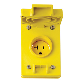 Product image for LEV 60W33 YL WGRD REC SGL 2PO3WI 5-