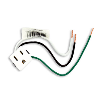 Product image for LEV 1374-1W WH SNAPIN REC 14GA TEW