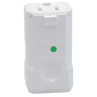 Product image for LEV 8259-V WH PYTHON CONN HG 2PO 3W