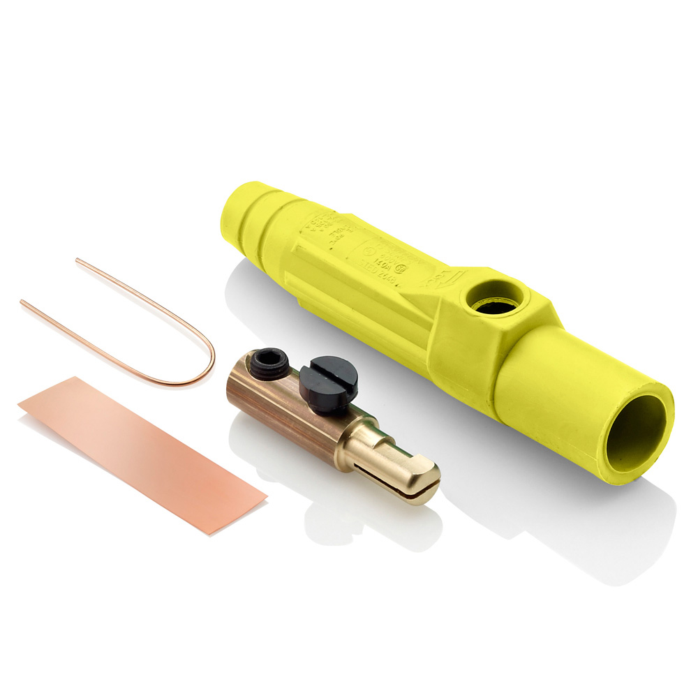 Product image for LEV 15D21-UY YL MALE DETACH PLUG TA