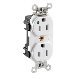 Lev-Lok Duplex Receptacle